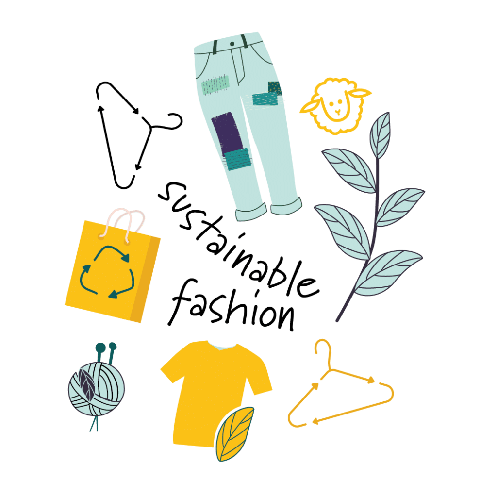 Sustainable Fashion cluster of icons