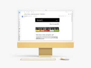 Kanel Newsletter On Screen