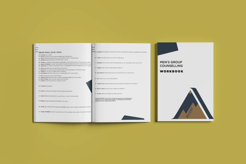 One workbook open, beside one workbook closed showing the cover
